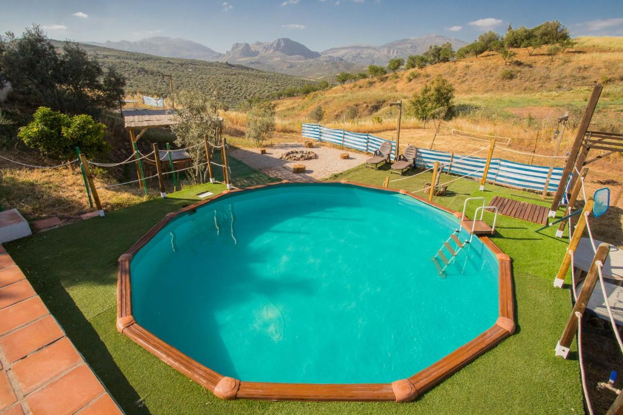 Finca Pil - Casa Rural Con Piscina Guest House Riogordo ภายนอก รูปภาพ