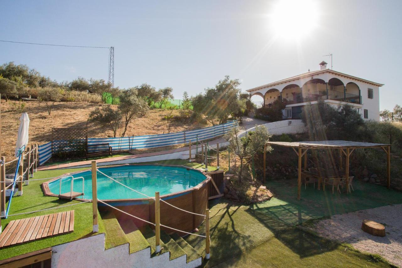 Finca Pil - Casa Rural Con Piscina Guest House Riogordo ภายนอก รูปภาพ