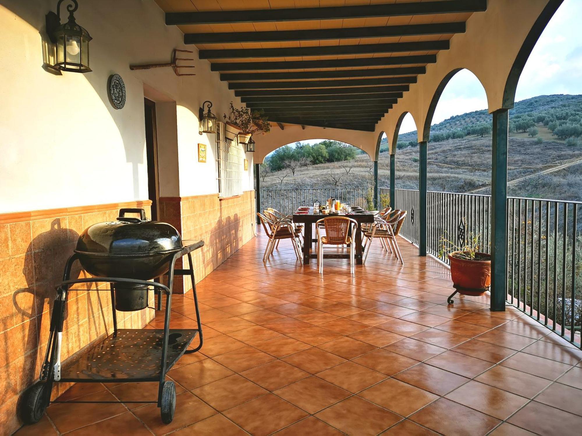 Finca Pil - Casa Rural Con Piscina Guest House Riogordo ภายนอก รูปภาพ