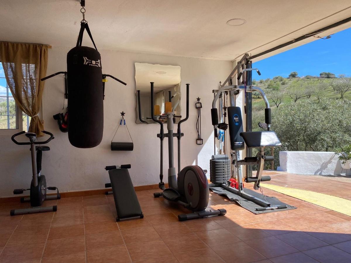 Finca Pil - Casa Rural Con Piscina Guest House Riogordo ภายนอก รูปภาพ